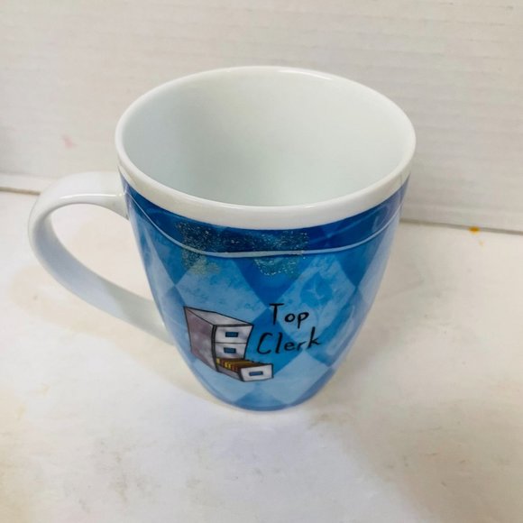 History & Heraldry Coffee Cup Fine Porcelain Top Clerk Occupation is Only a Job - Picture 6 of 6